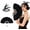 Black-03, variant on 2 Packs 1920s Flapper Accessories for Women - Fan, Headband Set for Wedding Dancing Costume Accessories (White)