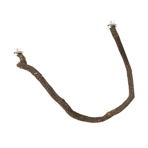 Percha para pájaros, soporte para pájaros, poste para loros, soporte para pájaros, palo de uva, juguete para pájaros de mascota para pinzones En forma de s