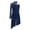 Navy Blue, variant on Girls Sparkle Figure Skating Dress One Shoulder Long Sleeve Backless Lyrical Dance Dress Ballet Performance Leotard Dusty Pink 6
