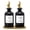 Black&Gold Spout-11.8 Ounces, variant on Oil & Vinegar Cruet Set Green&Gold Spout 11.8 Ounces Cooking and Serving