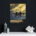 thumbnail image 4 of Nawypu  Airplane Poster Canvas Wall Art Aviation Theme Wall Creative Art Paintings Modern House Decoration Canvas Wall Decor for Living Room Bedroom Posters Prints Framed Ready to Hang 16x20in, 4 of 4
