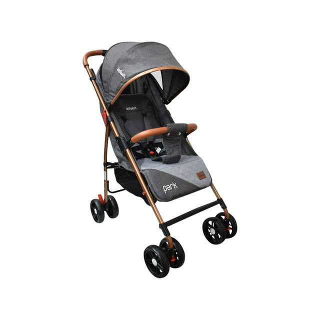 Carriola Infanti Park Gris Ligera Y Plegable