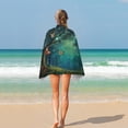 thumbnail image 4 of Landscape Butterfly Beach Towel, Microfiber Beach TowelsAbsorbent, Compact, Beach Blanket, Lightweight Towel for The Swimming, 4 of 7