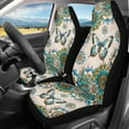 thumbnail image 2 of ZIATUBLE Boho Mandala Car Seat Covers for Women Butterfly Print Car Seat Covers for Front Seats Auto Interior Accessories for Trucks Vans SUV Pack of 2 Breathable Stretchy Driver Seat Covers, 2 of 7