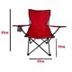 thumbnail image 3 of Silla Camping Y Playa Plegable Portatil Impermeable Para Exteriores Alberca Jardin Rojo, 3 of 4