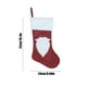 thumbnail image 3 of Juego de 2 Bolsas de Regalo para Calcetines Navideños | Calcetines Navideños de Terciopelo Rojo de Punto con Diseños de Papá Noel y Muñeco de Nieve | Tela de Patchwork Resistente | Decoración para La, 3 of 6