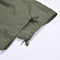 thumbnail image 4 of Cuhas Cargo Pants for Men Fall Autumn Winter Overalls Drawstring Multi Pocket Casual Pants Hiking Pants Cotton Twill Pants Army Green 1X, 4 of 6