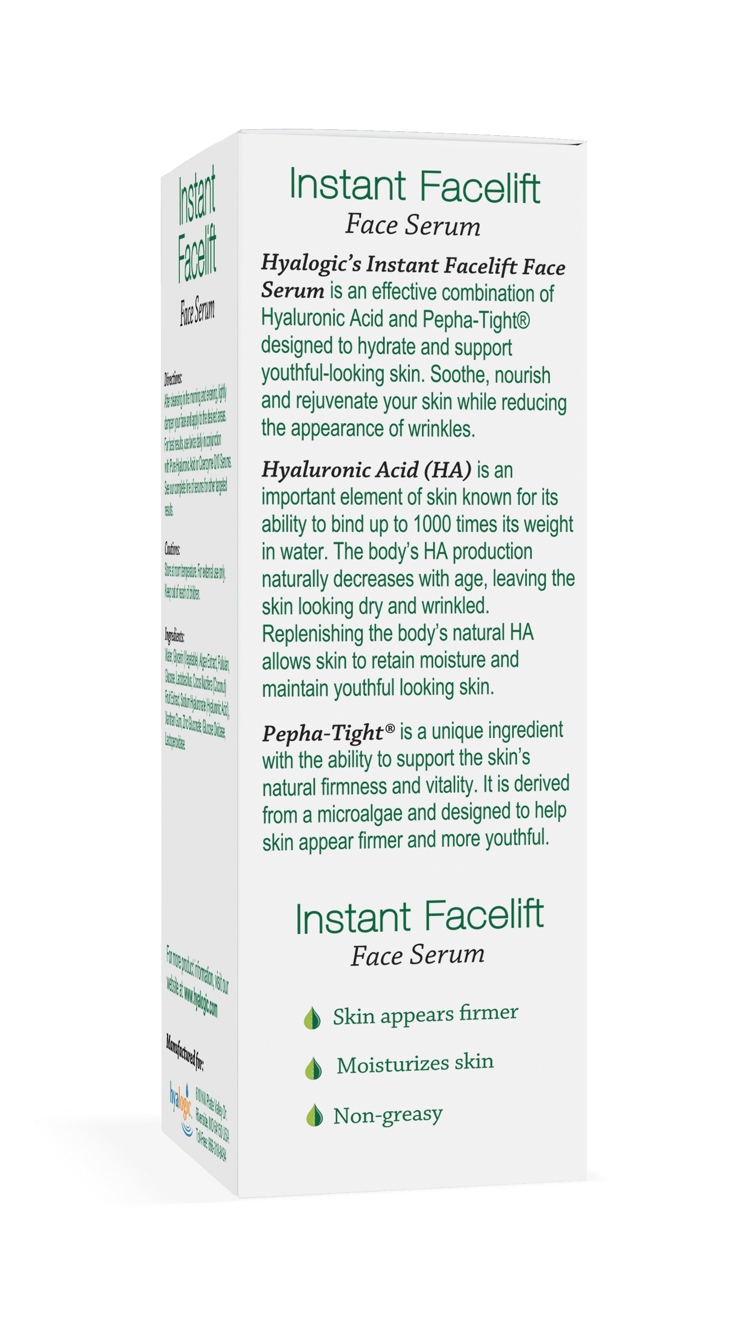 Hyalogic Instant Facelift Serum 1/2 fl oz