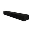 thumbnail image 4 of Rayne Poplar Floating Shelf 49x4x4in Black, 4 of 4