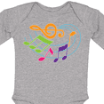 thumbnail image 4 of Inktastic Music Notes Musical Boys or Girls Long Sleeve Baby Bodysuit, 4 of 5