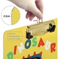 thumbnail image 4 of FMSHPON Dinosaur Clipboard Hardboard Wood Nursing Clip Board and Pull for Standard A4 Letter 13x9 inches, 4 of 8