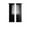 Black, variant on Semi Sheer Curtains 98 Inches Long | Linen Grommet Window Drapes for Living Room & Bedroom | Light Filtering Sheer Panel in Multiple Colors | 39x98 Inches Single Panel