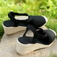 thumbnail image 4 of Mujeres Empalme Grueso Inferior Talón inclinado Cómodo Cabeza redonda Zapatos casuales de tela Wmkox8yii sa2764, 4 of 9