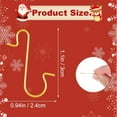 thumbnail image 3 of IMENGL Liquidation! Crochets Delayuji pour Suspendre 50/20 Pcs Crochets pour Ornements de Noël Dorés & Verts & Rouges Cintres pour Ornements de Noël Crochets S de Noël Cintres pour Ornements Fantaisie pour Décorations de Sapin de Noël A Rouge, 3 of 9