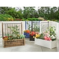 thumbnail image 4 of BrylaneHome Outdoor Freestanding Climbing Flower Plant Box with Trellis Planter Patio Deck Yard, 4 of 4