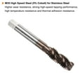 thumbnail image 4 of Uxcell Spiral Flute Drill Tap M12 x 1.75 M35 High Speed Steel(HSS) Metric Screw,Bronze, 4 of 5
