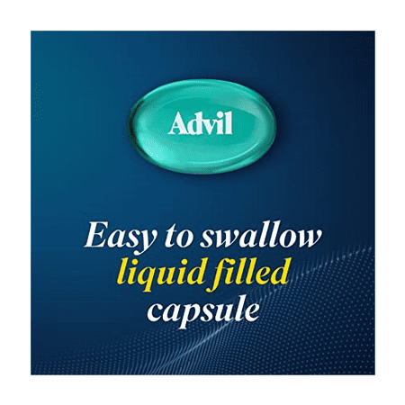 Advil 200 mg Liqui-Gels Pain Reliever & Fever Reducer Minis 20 ct, Pack of 2