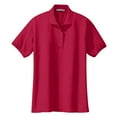 thumbnail image 5 of Yellow Rooster Women's Silk Touch Classic Female Polo Shirt Red L, 5 of 6
