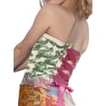 thumbnail image 4 of Txlixc, camisetas sin mangas con hombros descubiertos para mujer, sin mangas, sin tirantes, con estampado de ángel, chaleco sin espalda con vendaje en la espalda, camisetas sencillas informales Txlixc Moda, 4 of 9