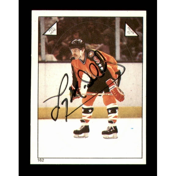 Lanny McDonald Autographed 1983-84 O-Pee-Chee Stickers Card #162 Calgary Flames SKU #251520