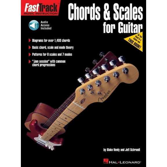 Fasttrack Guitar Method - Chords & Scales Book/Online Audio, (Paperback)