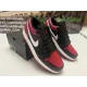 thumbnail image 3 of Ni - ke NEW Ni - ke Air Jordan 1 Low Shoes "Bred Toe" Black White 553558-066 Men's Size 10, 3 of 5