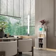 thumbnail image 5 of Bamboo storage cabinet for bathroom and other living areas provides both open and closed storage, 5 of 6