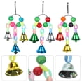 thumbnail image 4 of 3Pcs Parrot Bell Toys Delicate Hanging Bell Pendants Parrot Metal Bell Decors Parrot Accessory, 4 of 8