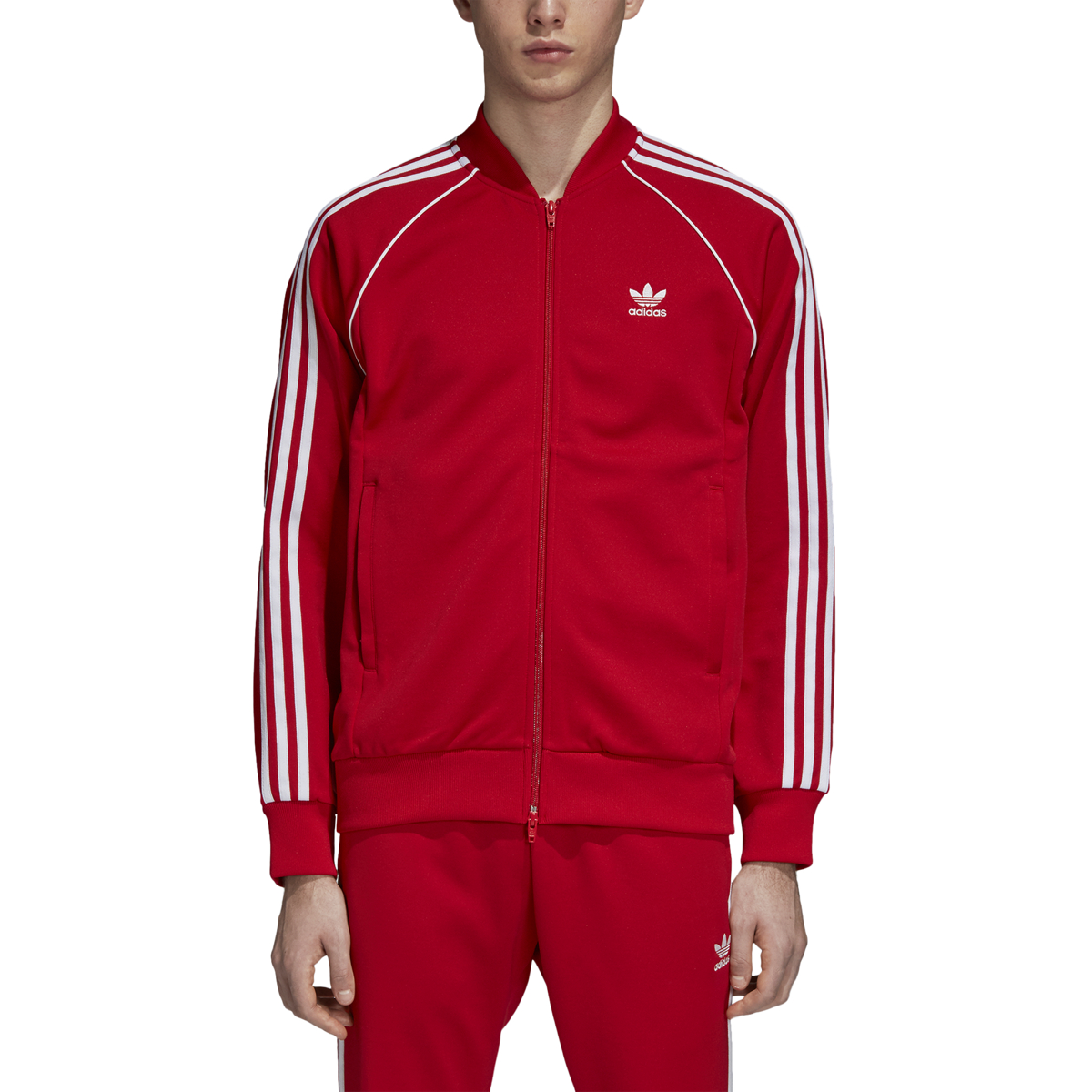 Adidas SST Track Jacket Collegiate Red 