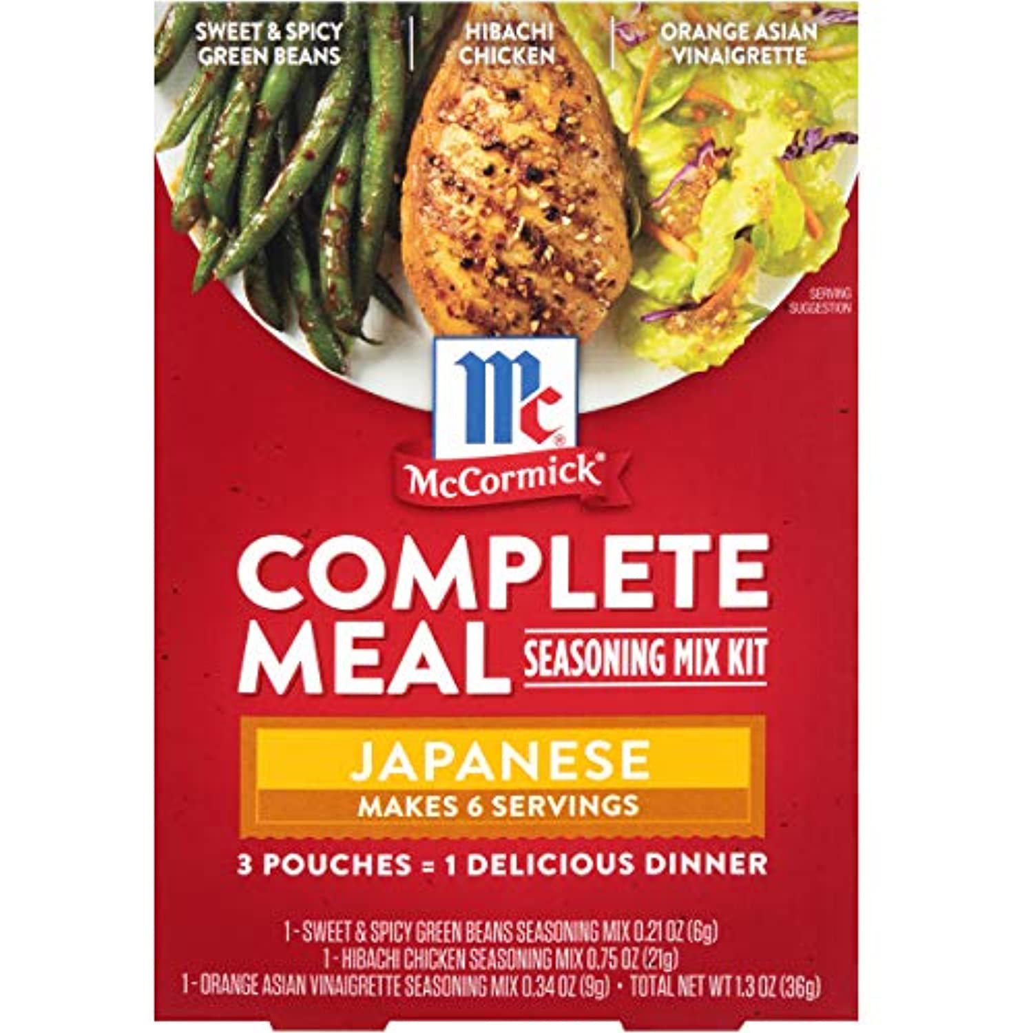 Mccormick Japanese Complete Meal Seasoning Mix Kit, 1.3 Oz