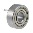thumbnail image 3 of Rodamiento de bola 605ZZ 5x14x5mm Doble blindado ABEC-1 5pcs, 3 of 4