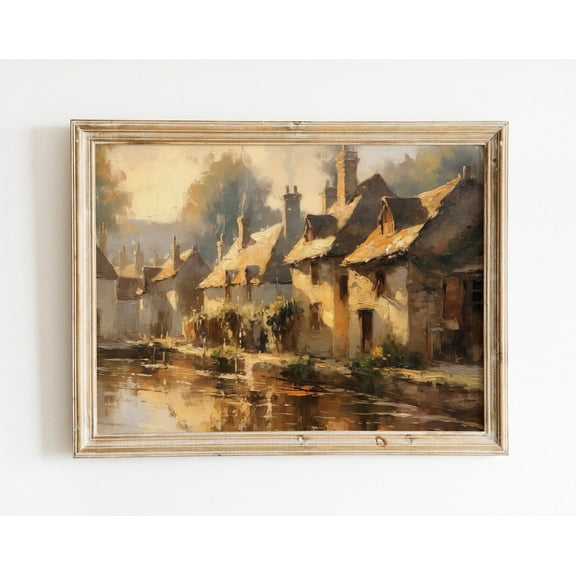 The Cotswolds Vintage Print, Farmhouse Art, Rustic Wall Art, English Countryside Art, Vintage Decor Wall Art, Modern Wall Decor, 8x12 UNFRAMED