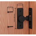thumbnail image 3 of Pestillo de cerradura para puerta de granero YONGSHENG Cerradura deslizante 90 grados, 3 of 5