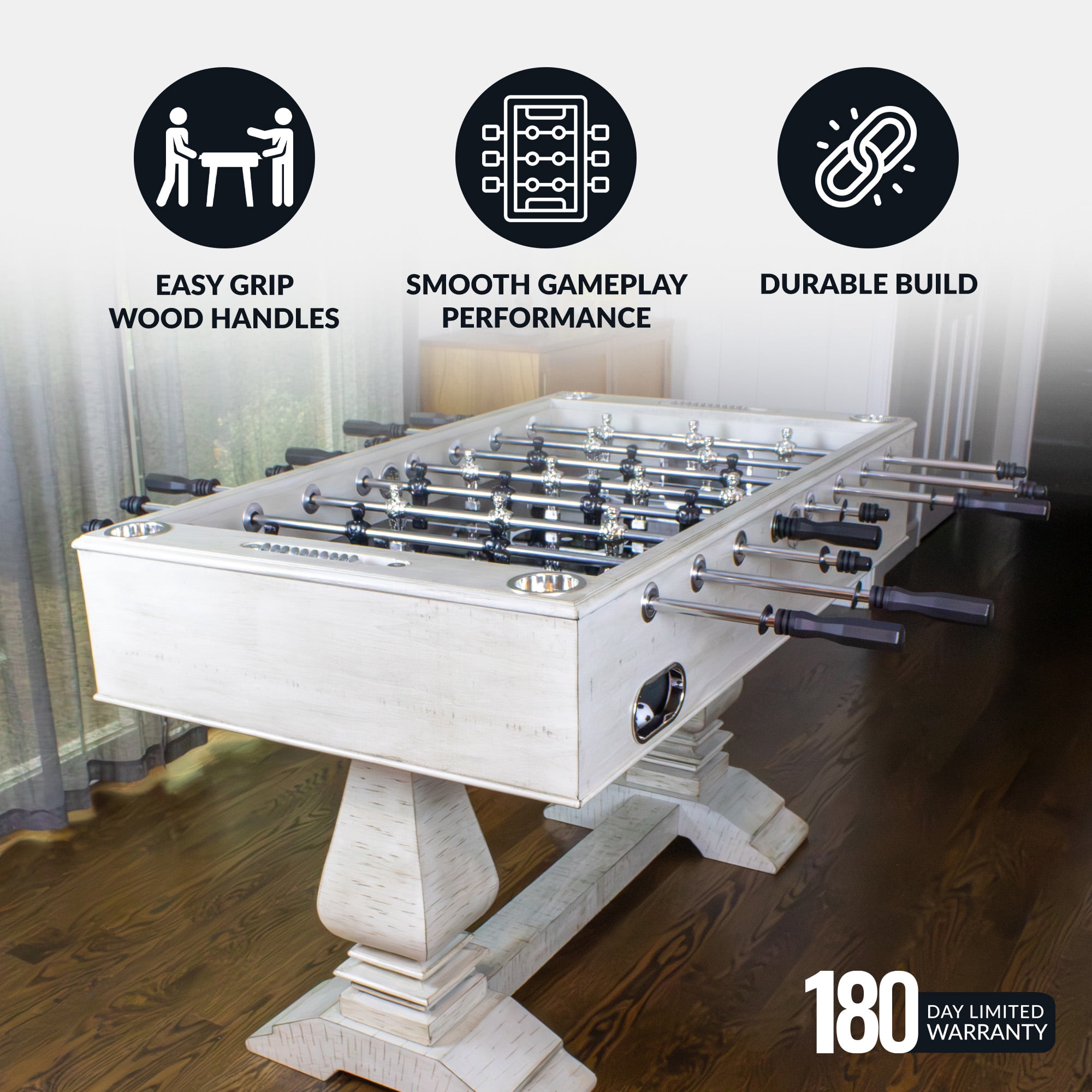 Hathaway Montecito 55-in Foosball Table - Driftwood