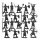 thumbnail image 1 of 200pcs Mini Figurines Sand Table Soldier Models Middle Ages Tiny People Figurines Micro Landscaping Decors, 1 of 4