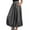 Gray, variant on Mgmyaa Women's Long Bubble Skirt Summer High Elastic Waist Maxi Skirt Casual Beach Vocation Skirts