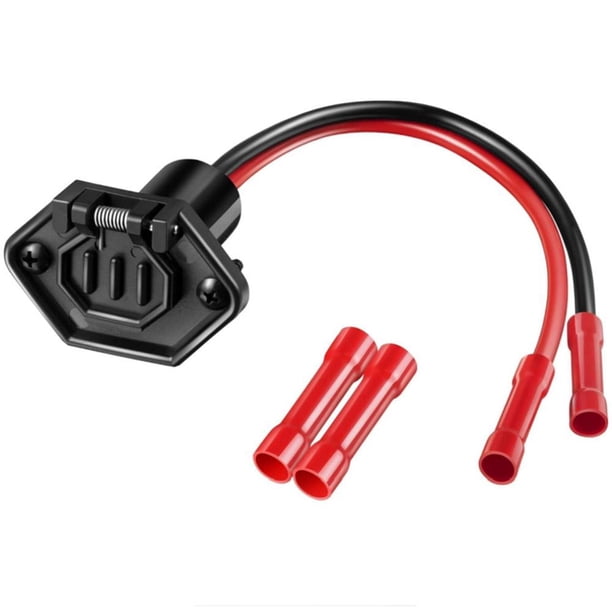 TQEHS Enchufe para motor de arrastre de 8/10 WG, receptáculo para motor de arrastre de 2 cables de calibre 8 y U2X8