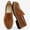 Brown, variant on CHICVOMEY Vintage Penny Loafers for Women Slip On Platform Shoes with Lug Sole Arch Support Comfort Non-Slip Work Shoes for office Business Casual