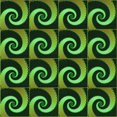 thumbnail image 1 of Ahgly Company Machine Washable Indoor Square Transitional Dark Forest Green Area Rugs, 6' Square, 1 of 7