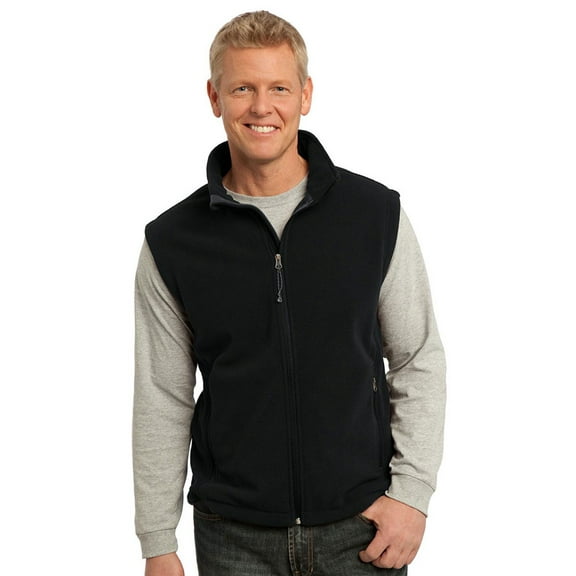 Port Authority Mens Super Soft Fleece Adjustable Vest