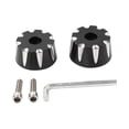 thumbnail image 2 of NS 1 pair Expanding Locking Bar End Caps Handlebar Grip Bar End ‎Aluminum normal pattern For Can Am Spyder F3 2015-2023, 2 of 10