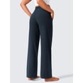 thumbnail image 2 of Pantalones CRZ YOGA Butterlift Pierna Ancha con Bolsillos Azul Marino XX-S, 2 of 5