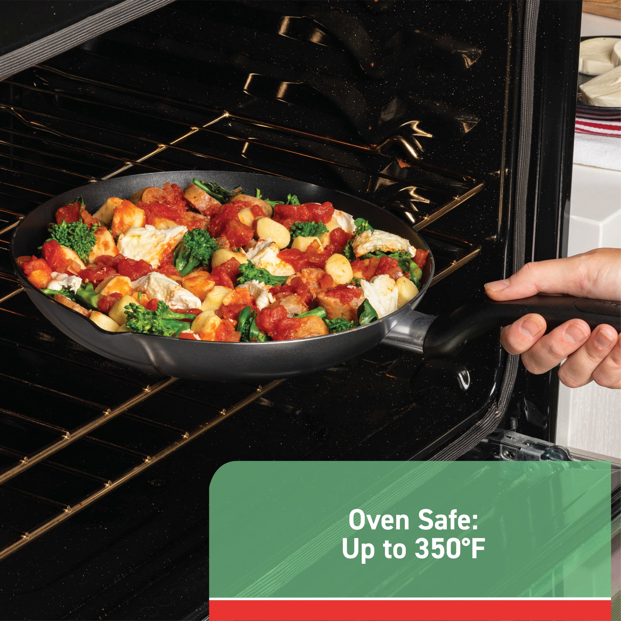 T-fal Easy Care Nonstick Cookware, 12 piece Set, Grey, B087SC64