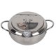thumbnail image 1 of Sartén profunda de acero inoxidable, freidora japonesa para tempura con control de termómetro, sartén antiadherente para cocina, 1 of 12