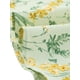 thumbnail image 5 of INSPIRE CHIC Vestido Mini Midi A-Line de Cuello en V con Estampado Floral y Cintura Elástica, Botones, Talla XL, Verde Claro, 5 of 6