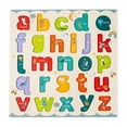 thumbnail image 1 of Rompecabezas de madera con letras y números, juego educativo de combinación de madera maciza. letra minúscula, 1 of 9