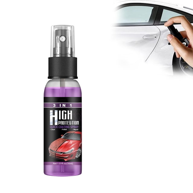 Spray De Plástico 3 En 1 Para Revestimiento De Coche, Alta Protección, Piezas De Plástico Rápido, Agente De Reacondicionamiento, Capa, Cera Para Coche, Aerosol Para Pulir
