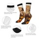 thumbnail image 4 of Balery Vintage Sunflower Cow Calcetas Largas con Estampado para Hombre y Mujer – Suaves y Transpirables, Talla Única (US 5-11), 4 of 6