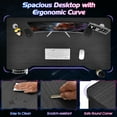 thumbnail image 6 of Gymax 48'' K-shaped Gaming Desk Computer Table with Cup Holder & Headphone Hook, 6 of 9