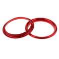 thumbnail image 4 of 4PCS Air Vent Outlet Cover Sticker Para A3 S3 2013-2016 Rojo SM SunniMix Cubierta del anillo de salida de ventilación AirAir, 4 of 8